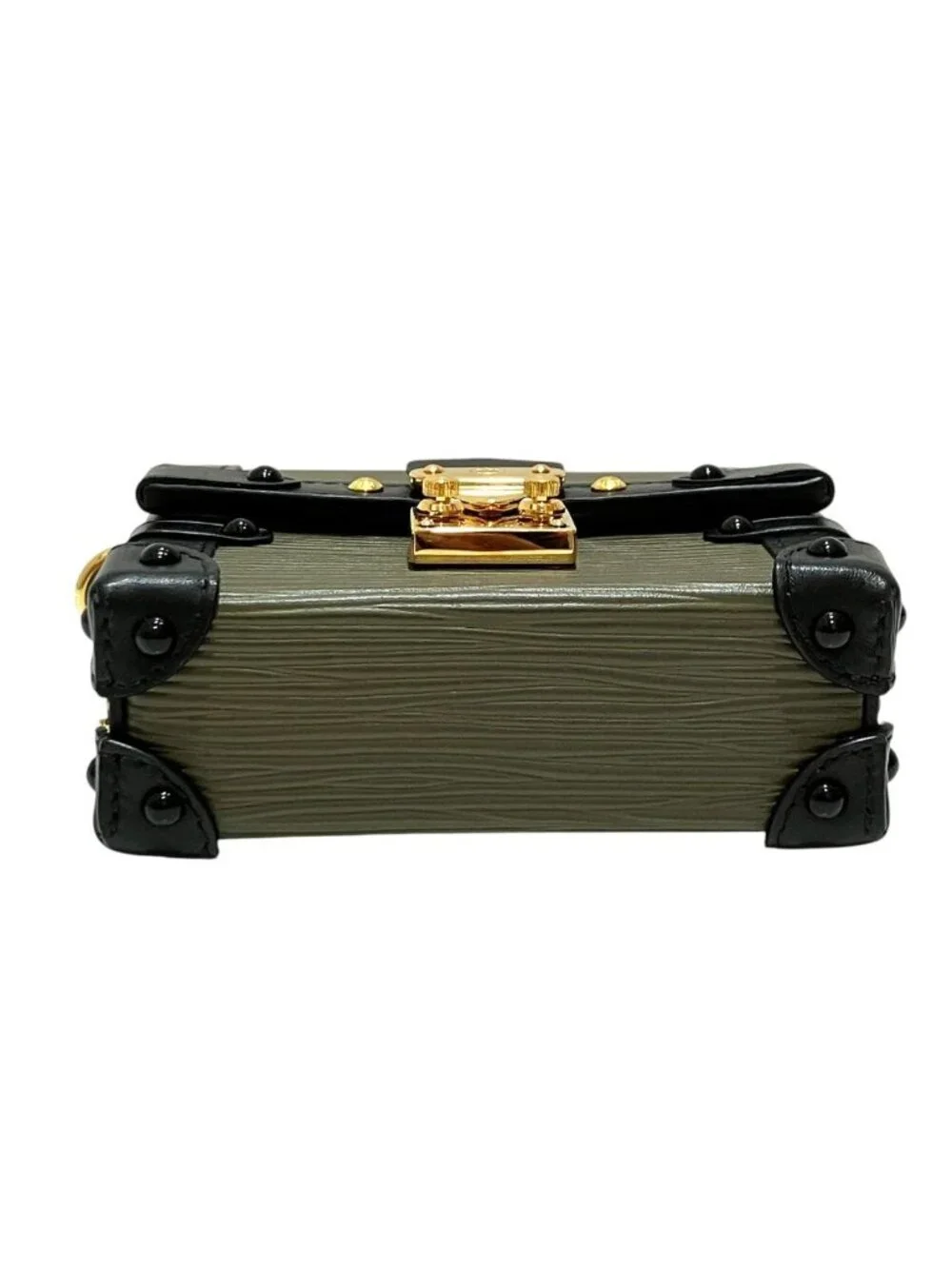 Louis Vuitton Portefeuille Trunk Mini Epi Shoulder Bag Leather